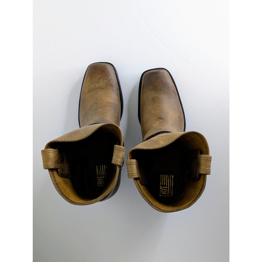 Frye Harness 8R Boots 6.5 Dark Brown Leather Ankle NWT Box 77455 Cognac DBN VGC - Picture 13 of 14